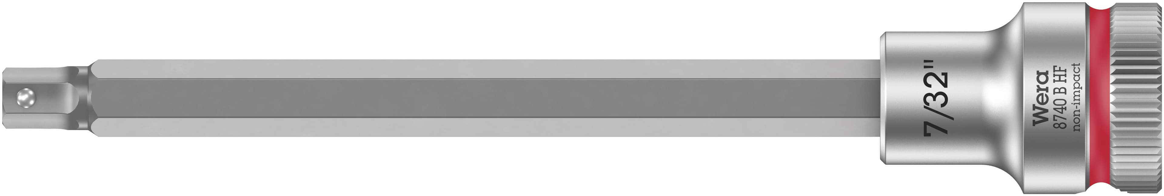 Головка торцевая 8740 B Hex-Plus HF Zyklop со вставкой под внутренний шестигранник DR 3/8 с функцией фиксации крепежа 7/32X107 мм
