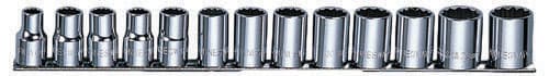 Набор головок торцевых 12-гранных MAXI-DRIVE 1/2''DR на держателе, SAE 3/8--1-1/8'', 13 предметов