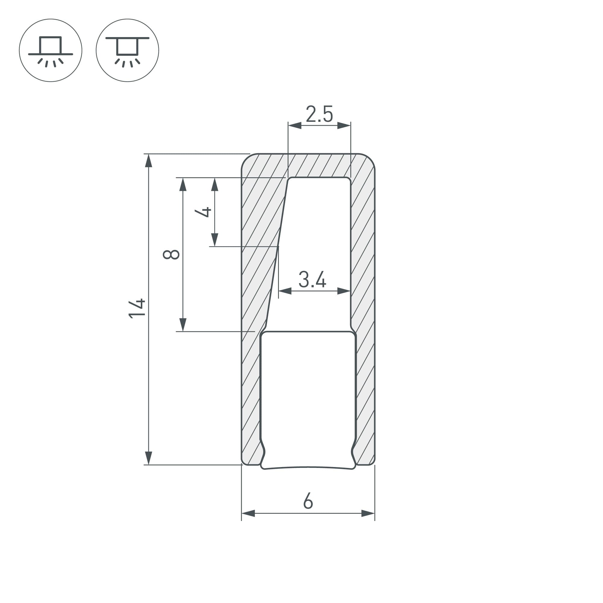 Блок питания ARPV-UH24200-PFC (24V, 8.3A, 200W) (ARL, IP67 Металл, 7 лет)