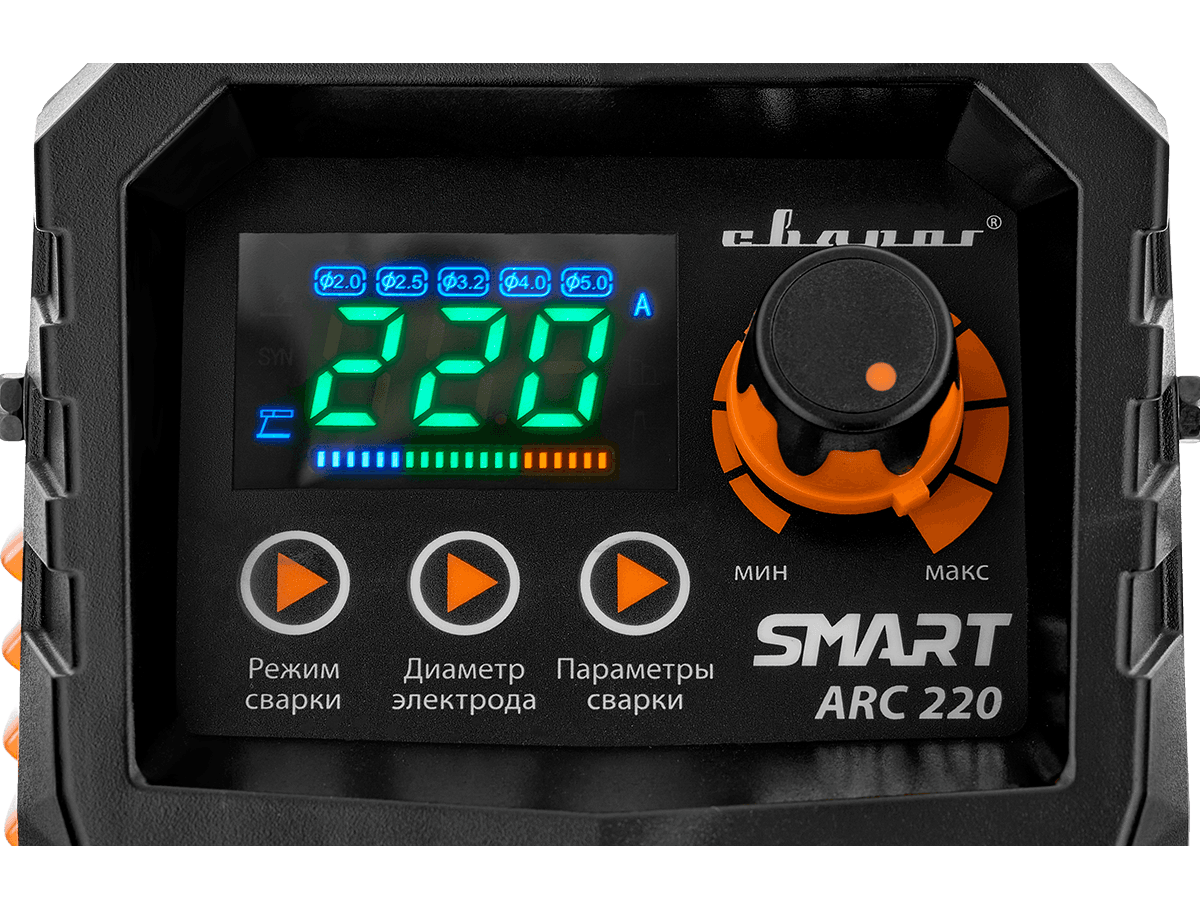 Инвертор сварочный ARC 220 ''REAL SMART'' (Z28403)