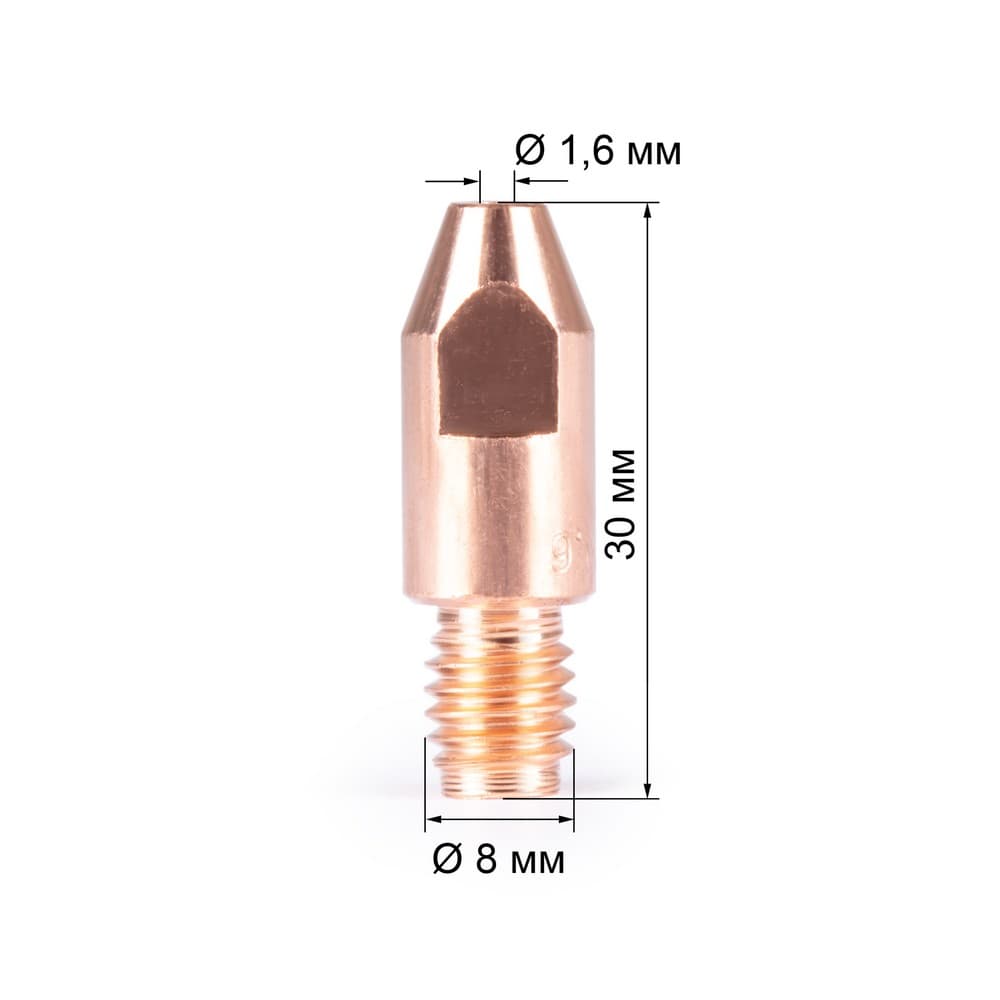 Наконечник M8х30х1.6 (AL) (141.0022/MD0005-66)