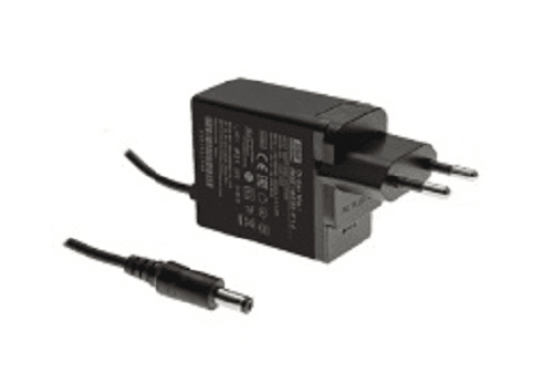AC-DC адаптер настен., медицин., пром. 18Вт, вход 80...264B AC 47...63 Гц, 113...370B DC, выход 24B/0.75A, 48x28x55мм, -30...+70°С, сертиф.2xMOPP/ CCC /BSMI/ PSE, оснащен Европейской сменной вилкой АС, выходной разъем 11, диам. 5.5х2.1мм