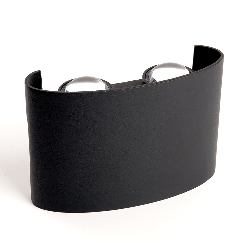 Светильник светодиодный уличный ДБУ-4х1w вверх/вниз 4000K IP54 черный