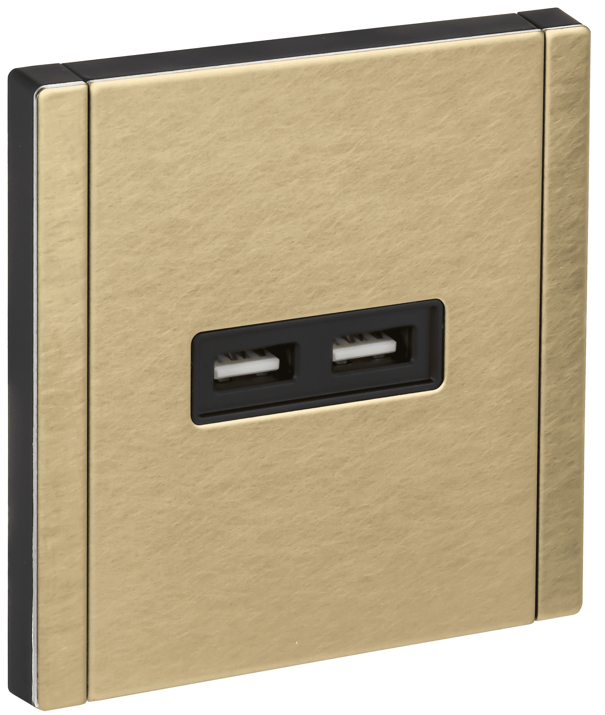 FORTE&PIANO Розетка USB A+A 3,1А FP649M металл шампань IEK