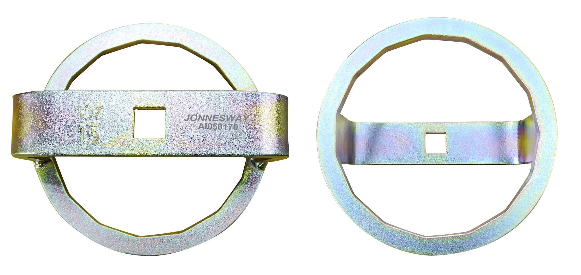 Ключ масляного фильтра 1/2''DR, 107 мм, 15 граней, для грузовых автомобилей VOLVO