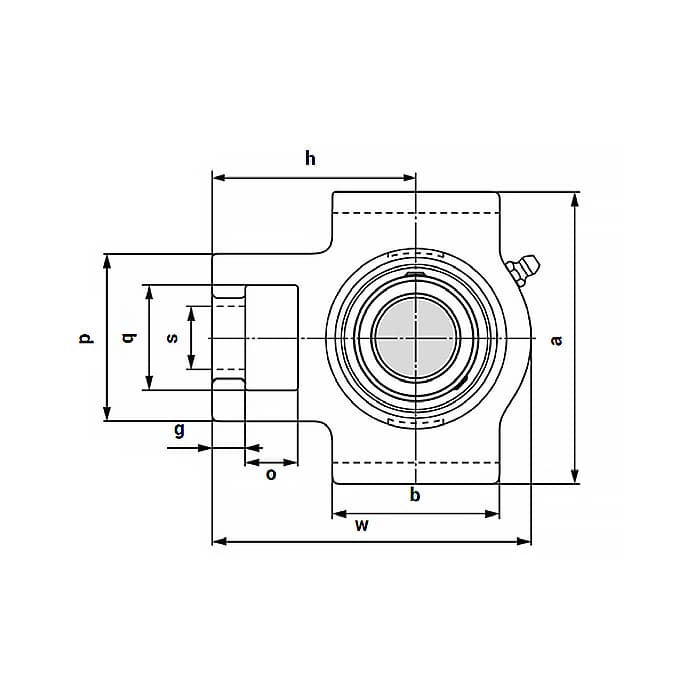 Подшипниковый узел UCT204 ISKRA