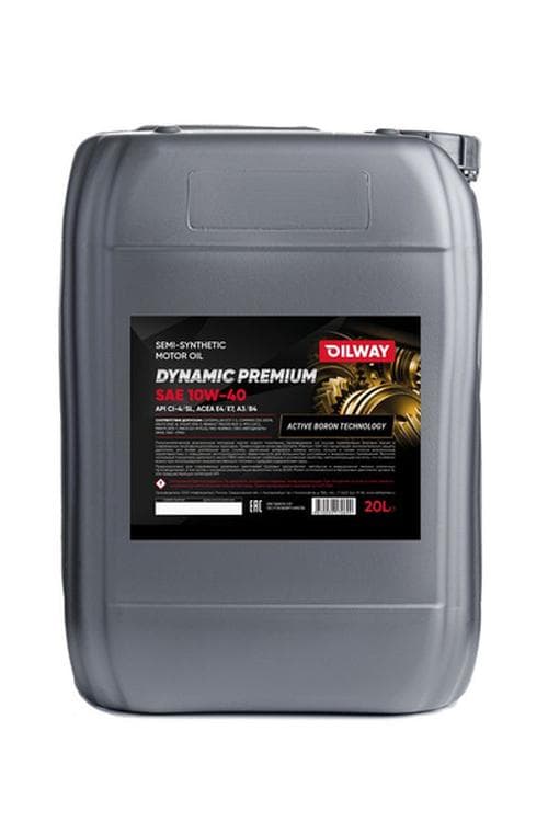 Масло моторное Dynamic Premium 10W-40  API CI-4/SL (п/с) (20л)