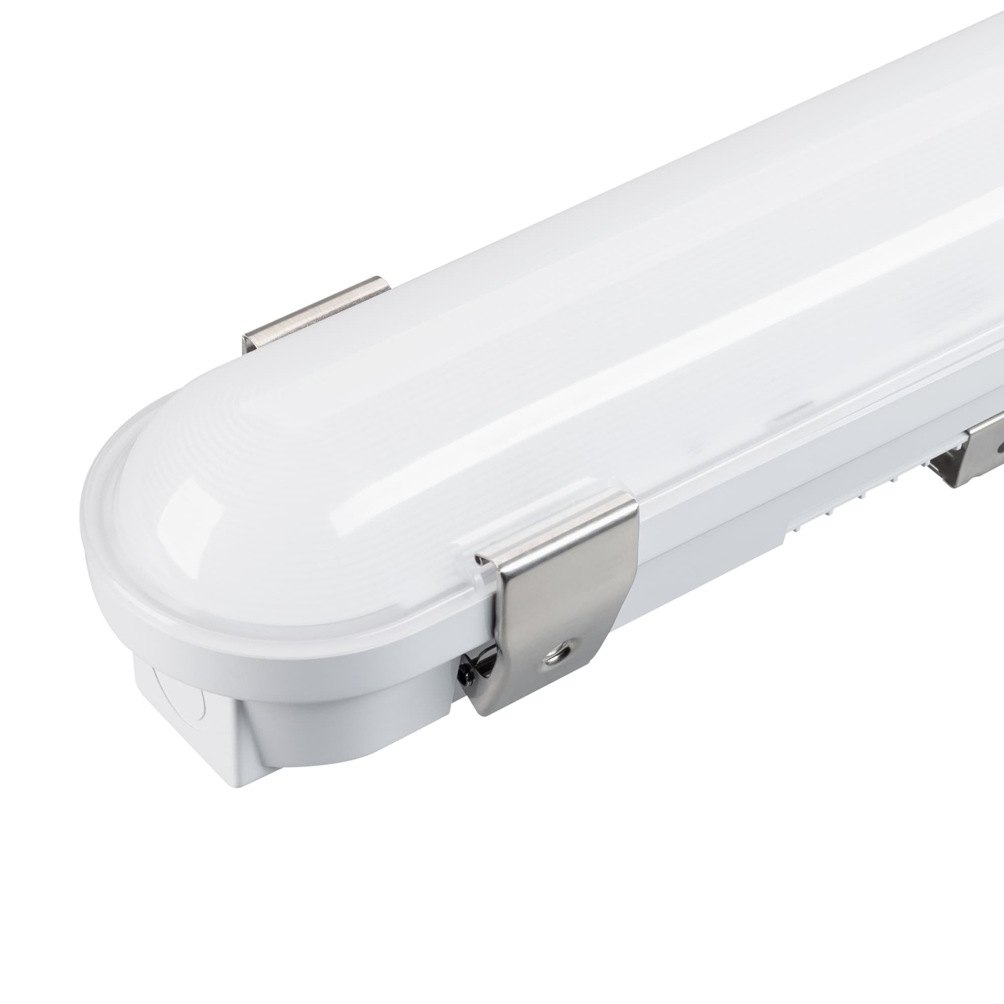 Светильник ALT-DALLAS-EMERGENCY-L550-20W Day4000, WH, 120 deg, 230V, IP66, пластик, 5 лет