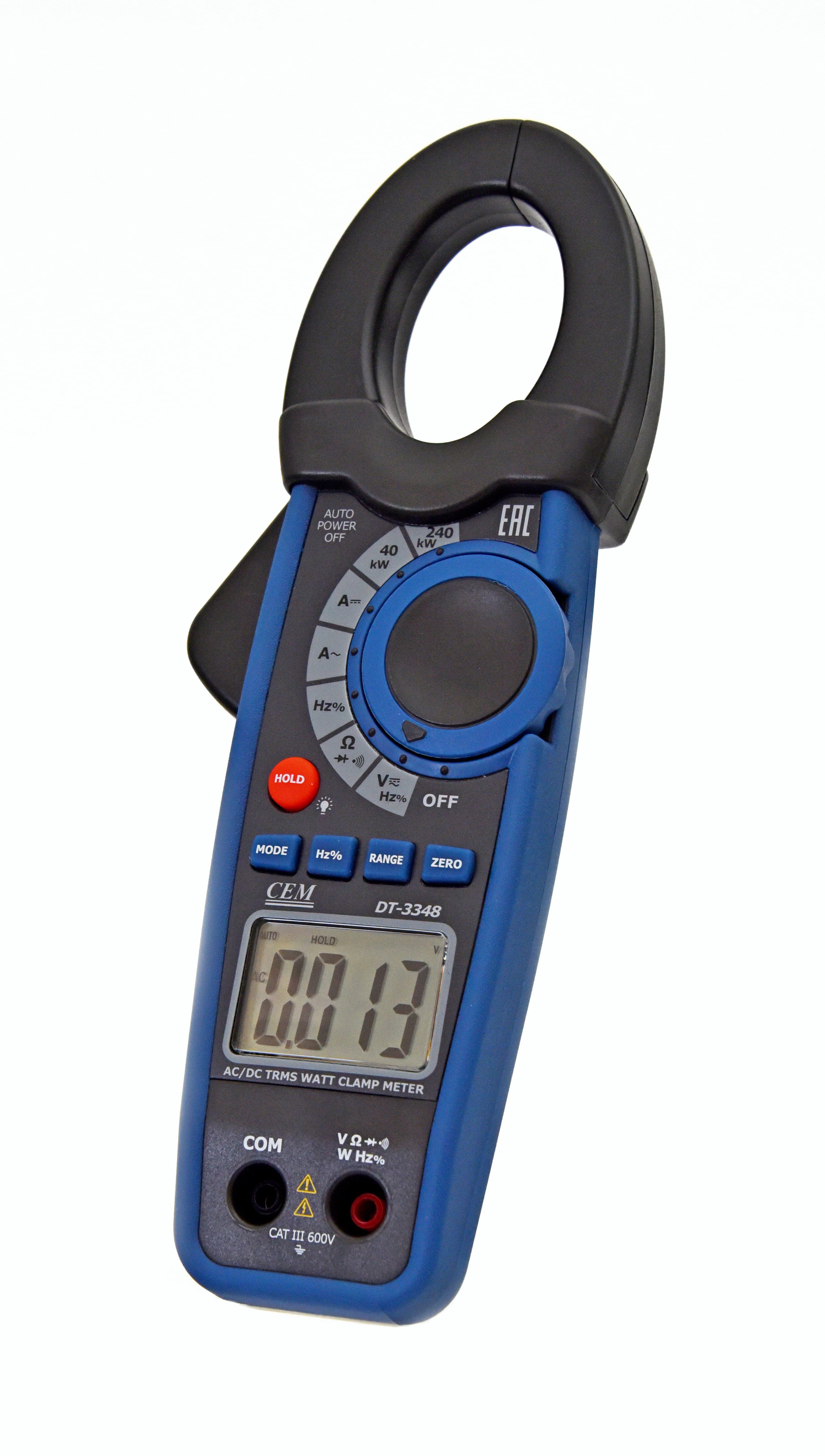 Клещи электроизмерительные, ваттметр DT-3348
