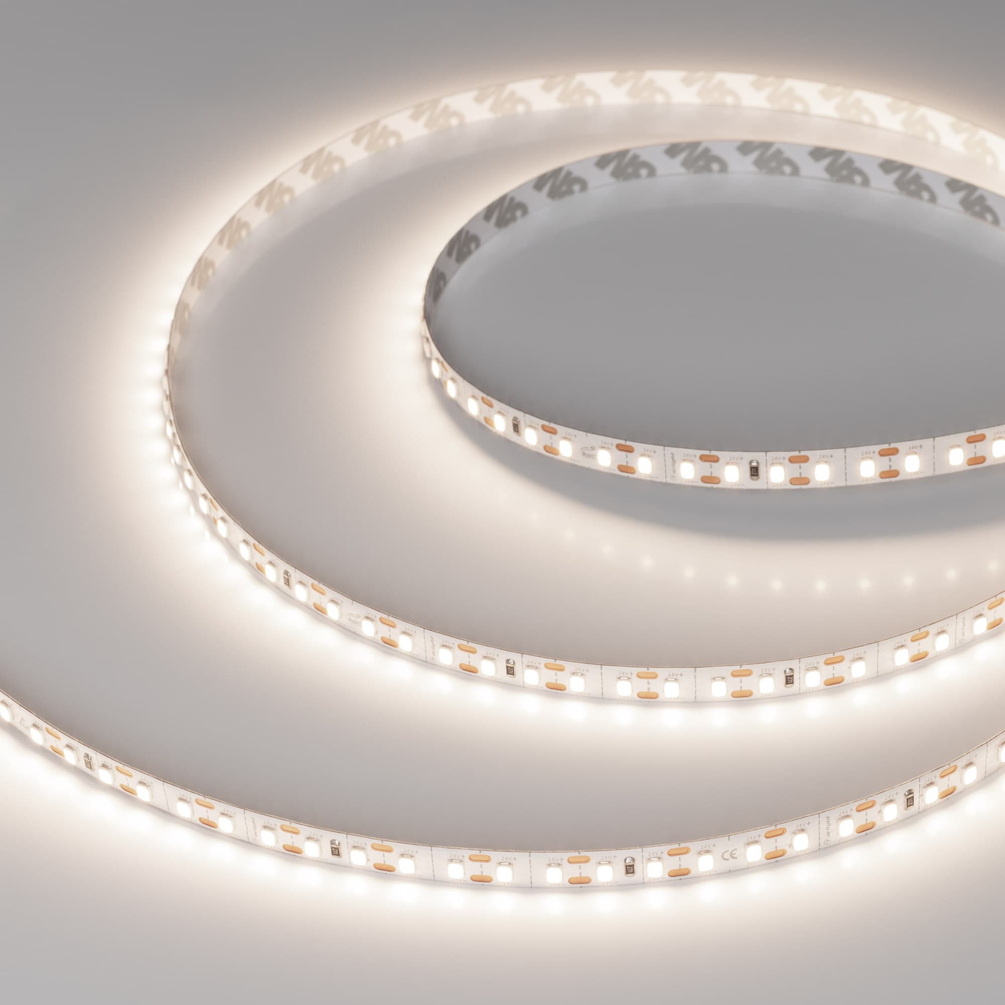 Лента светодиодная 10 Вт/м 24В IP20 4000K 120LED/м FC-A120-8mm SMD 2835 5 м
