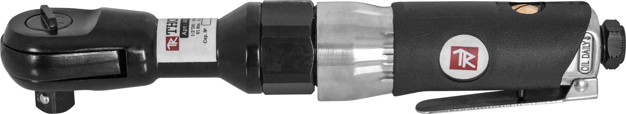 Трещотка пневматическая 1/2''DR, 150 об/мин, 61 Nm