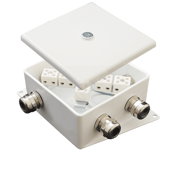 Коробка монтажная огнестойкая КМ-О                (4к*6,0)-IP66-12 0х120 три ввода ABD