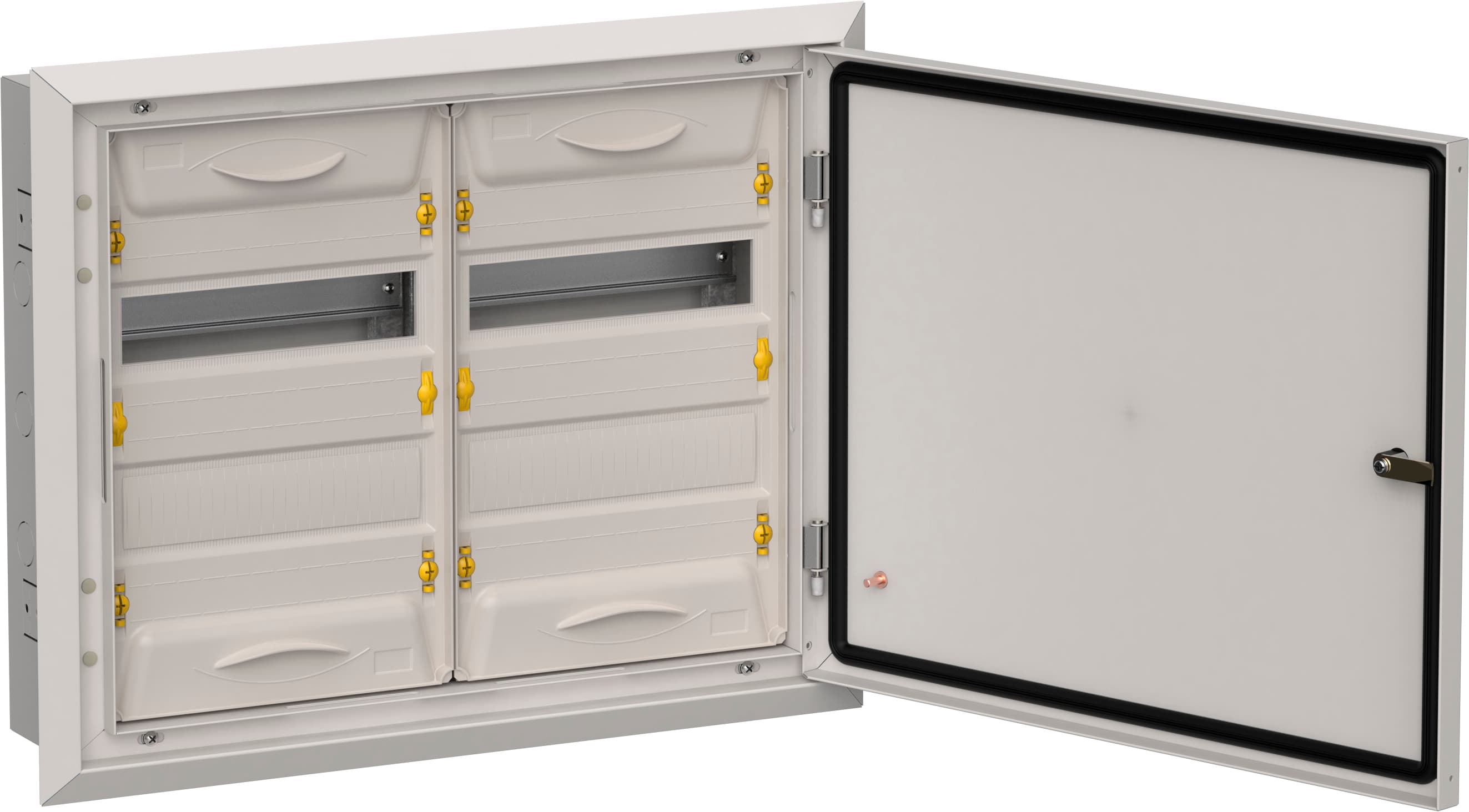 TITAN 5 Корпус металлический ЩРв-48 (2х24) 505х625х130мм IP31 серый (одна дверь)