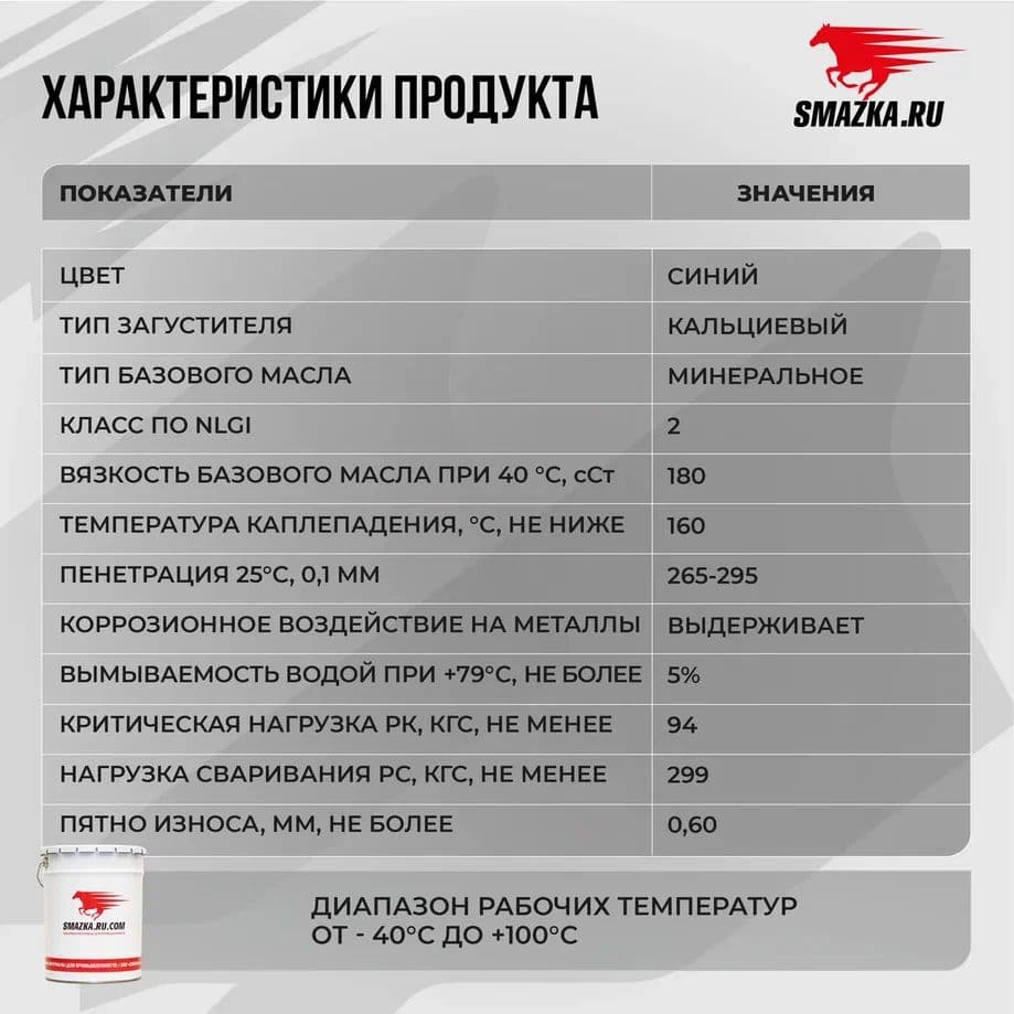 Смазка пластичная МС 5115-2 18кг евроведро
