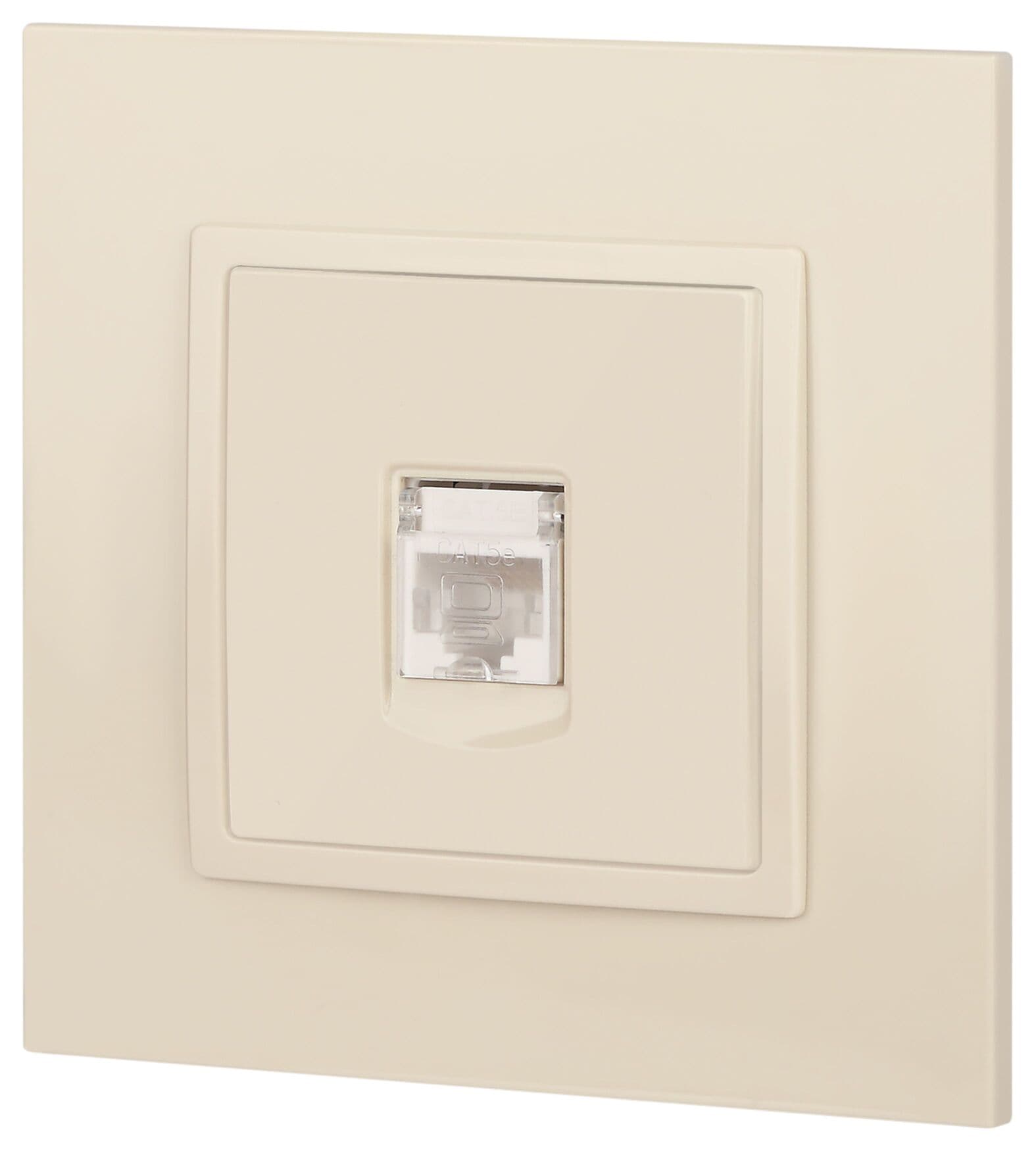 Розетка RJ45, Эра Elegance, сл.кость, 14-3107-02