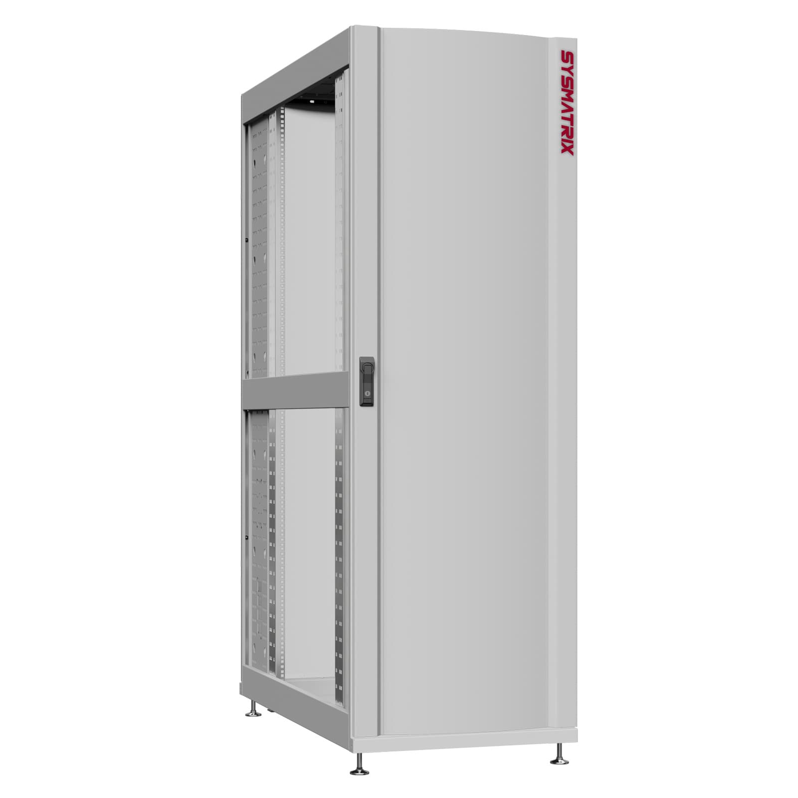 Шкаф серверный 48U 600х1200 передняя дверь: одностворчатая глухой металл IP51. задняя дверь: одностворчатая глухой металл IP51. боковые панели: без. цвет: серый RAL7035 