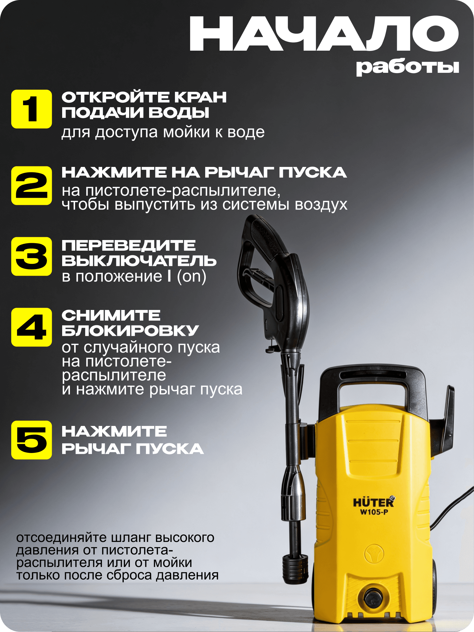 Мойка высокого давления W105-Р