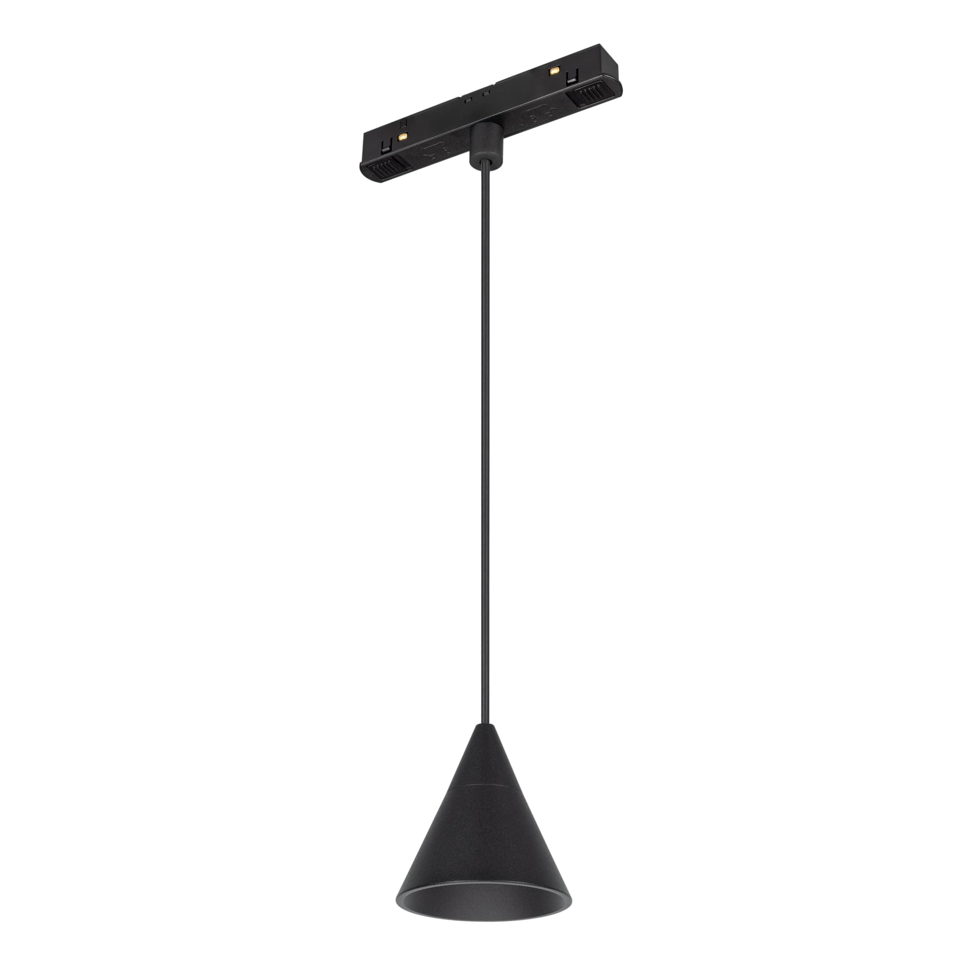 Светильник MAG-ORIENT-CONE-HANG-7W Warm3000 (BK, 40 deg, 48V) (IP20 металл, 3 года)