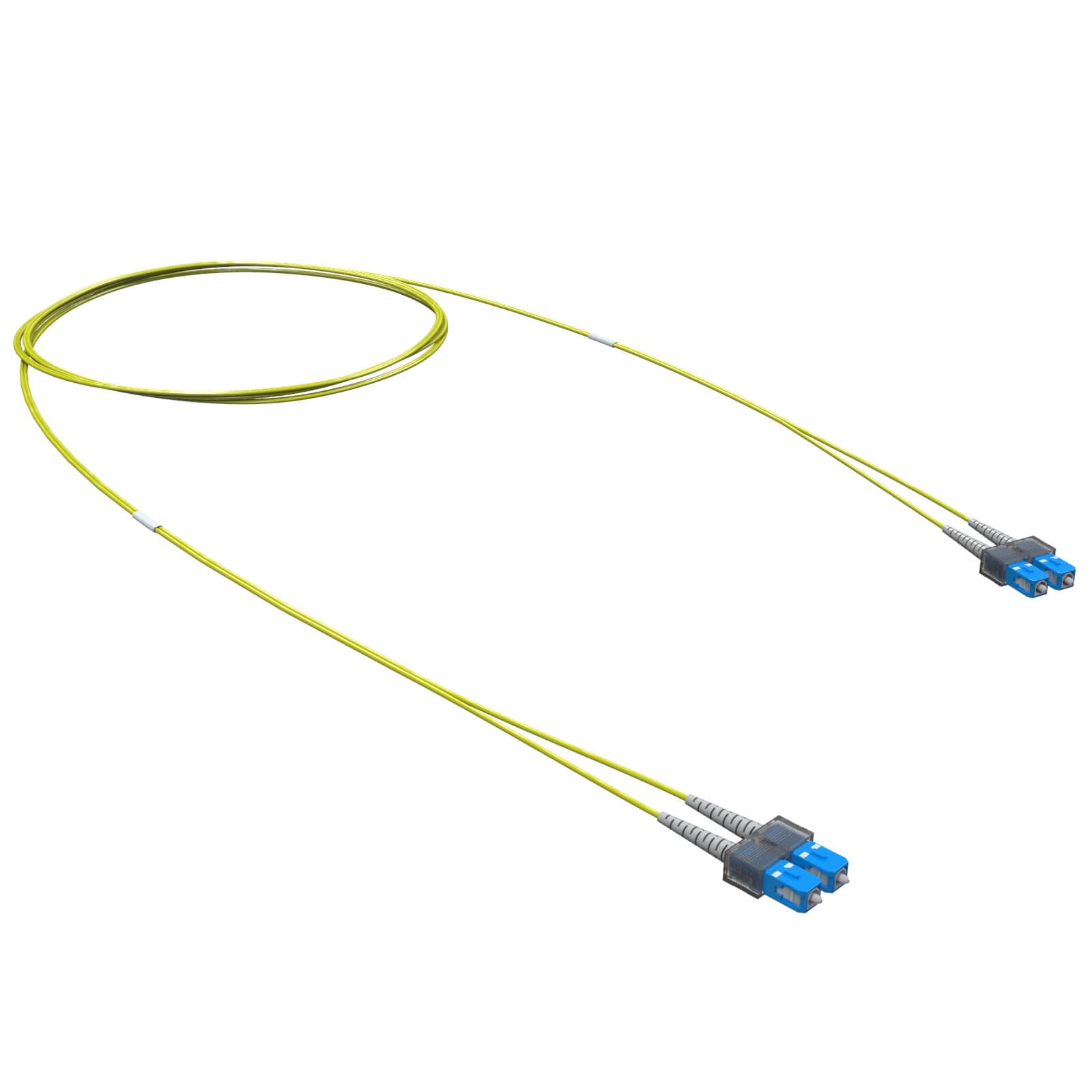 Патч-корд оптический двухволоконный (Duplex) SC-UPC/SC-UPC, 9/125 OS2, 5 м