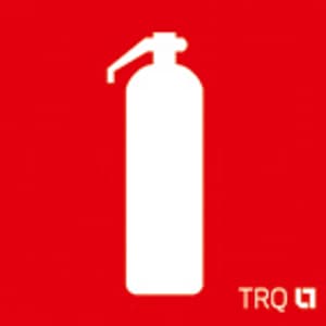 Наклейка для светильника ППБ 0003 Огнетушитель 130х260