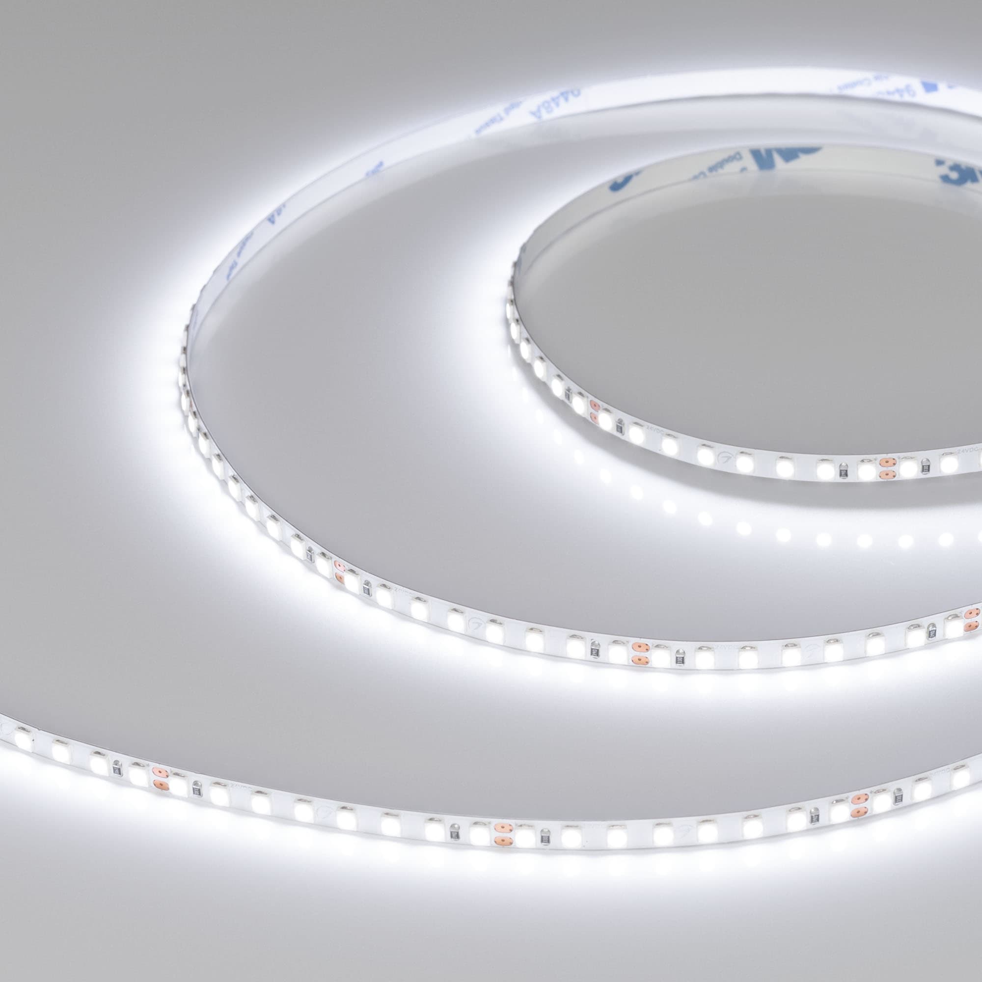 Лента светодиодная 9.6 Вт/м 24В 6000K IP20 160LED/м RT-A160-5mm SMD 2835 5 м