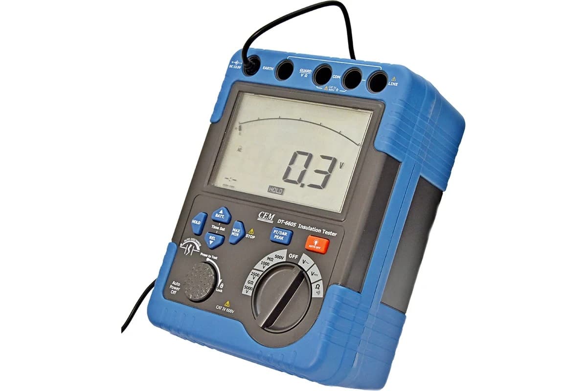 Мегаомметр с поверкой DT-6605