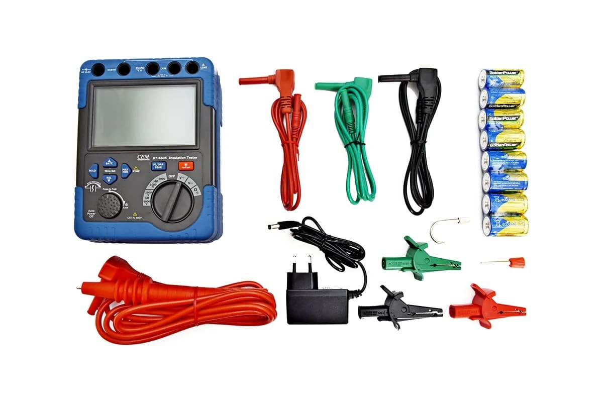 Мегаомметр с поверкой DT-6605