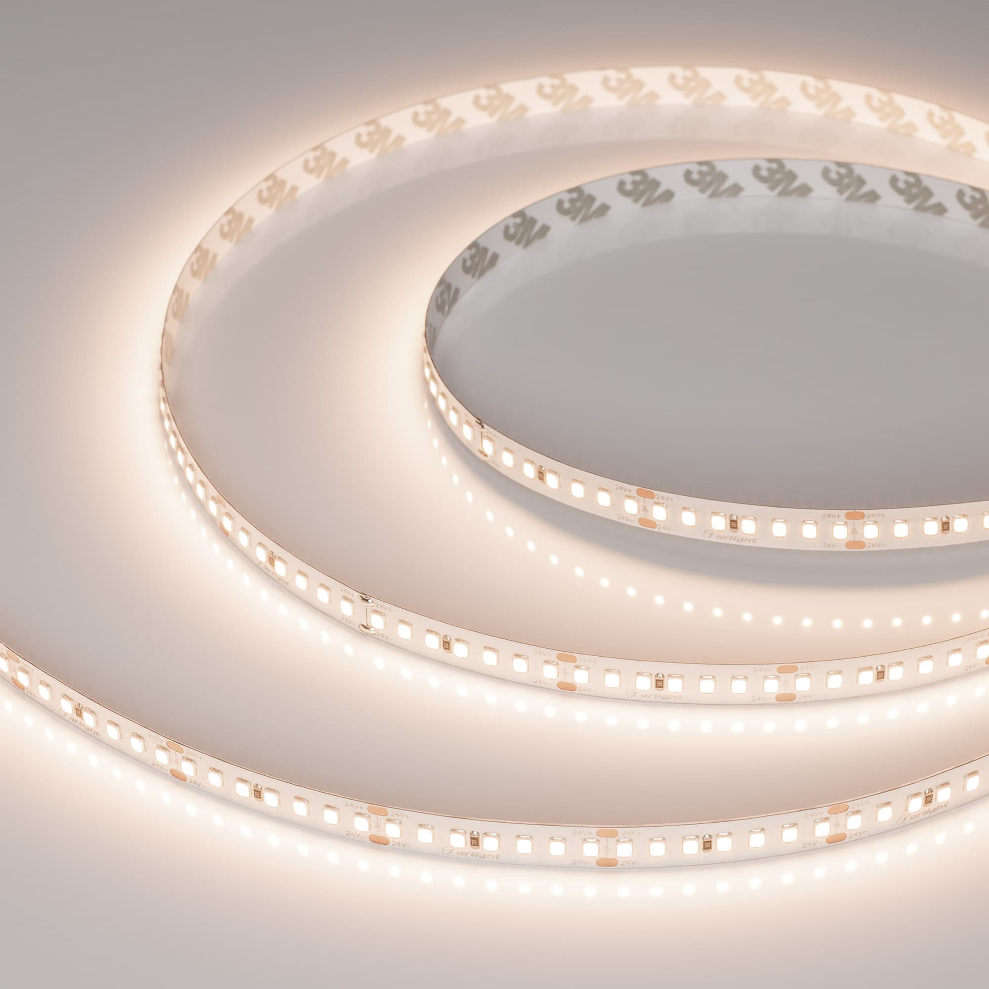 Лента светодиодная 17 Вт/м 24В IP20 3500K 168LED/м UL-A168-10mm SMD 2835 5 м