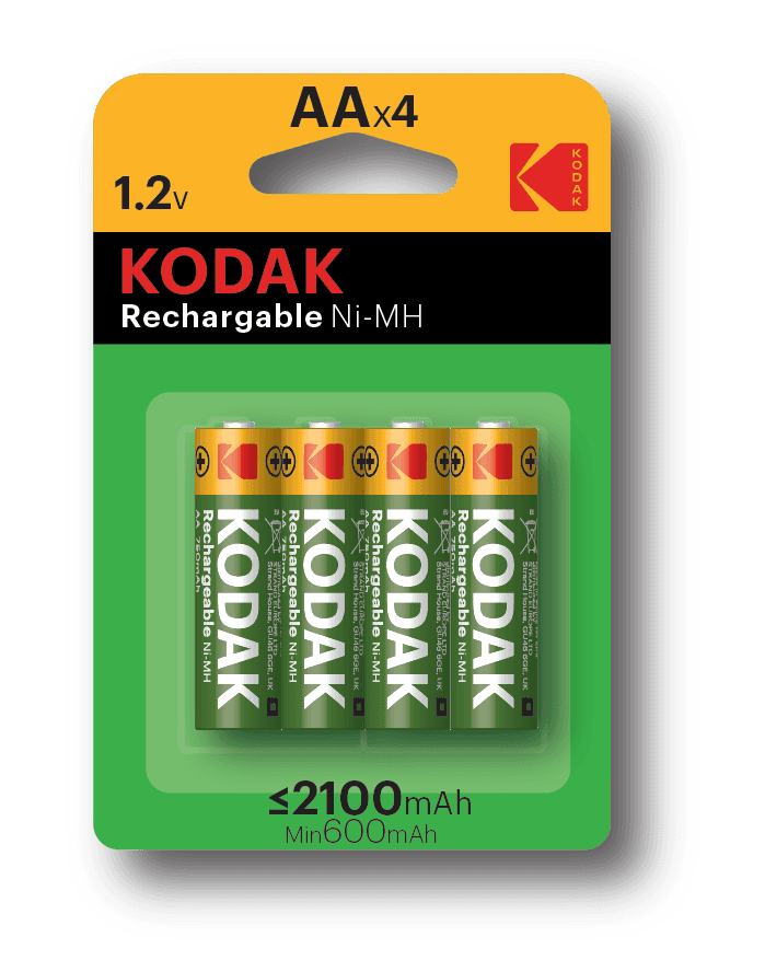 Аккумуляторы NiMH (никель-металлгидридные) HR6-4BL 2100mAh [KAAHRP-4] (80/640/15360)