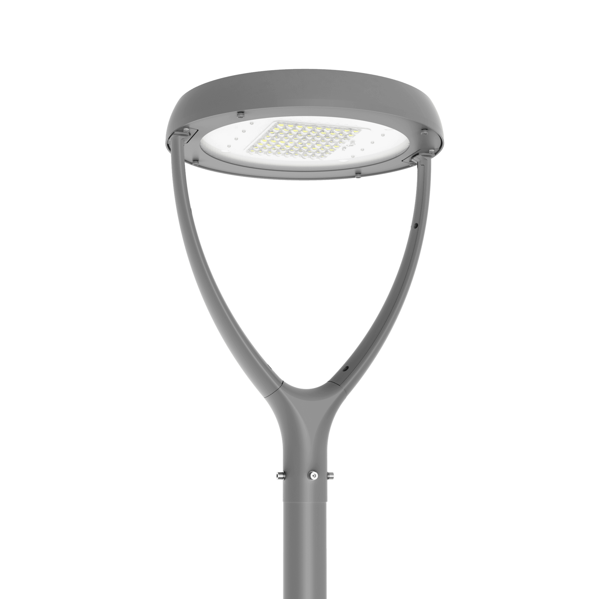 Светильник светодиодный IONIK Astra парк 80 Вт Plaza 4000К IP66 RAL7045 серый DALI