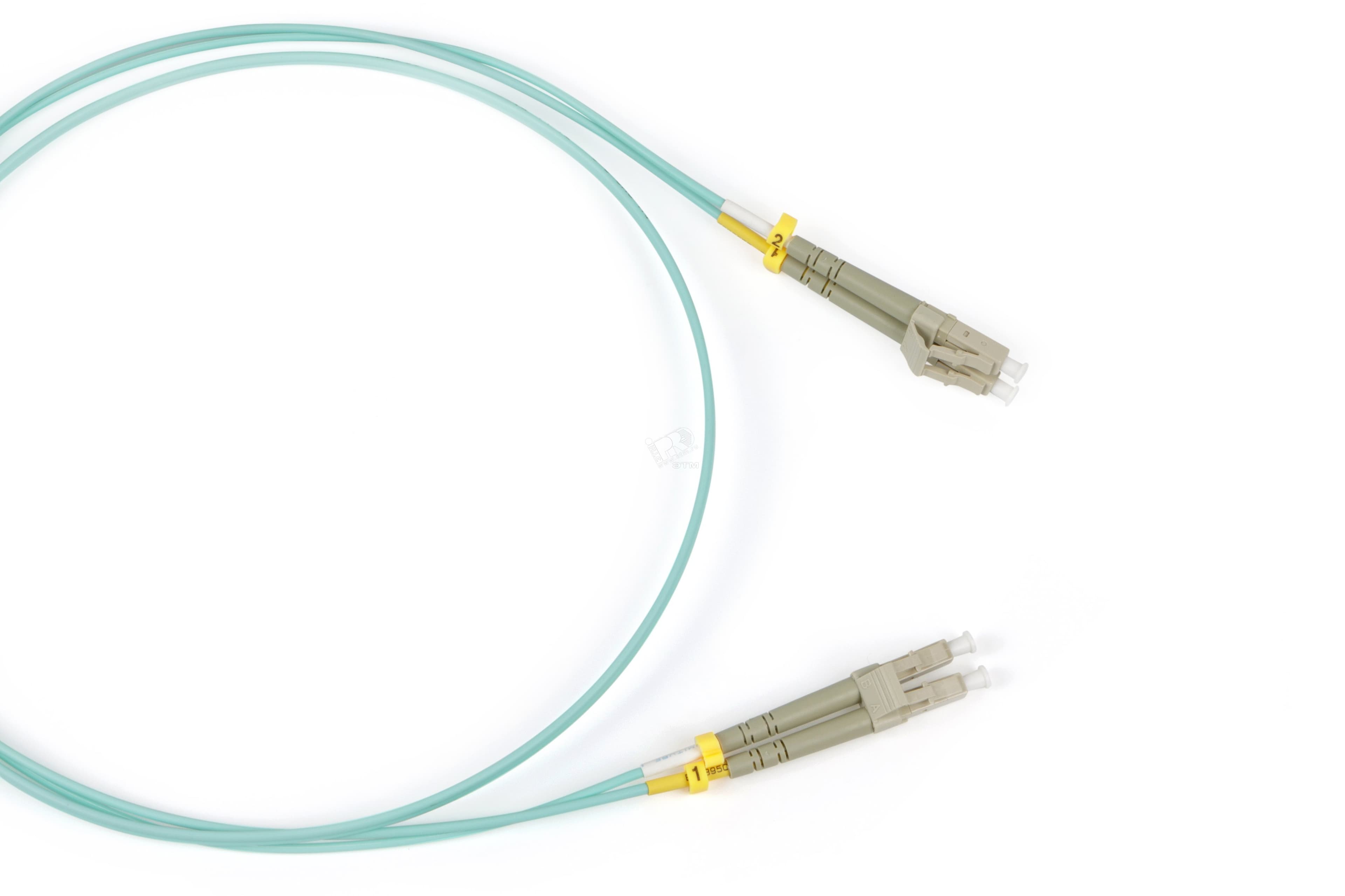 Патч-корд оптический MM 50/125(OM3) LC-LC duple* LSZH 15 м