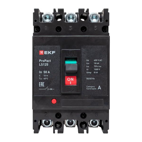 LS125 18кА 3P 50А ProPact EKF
