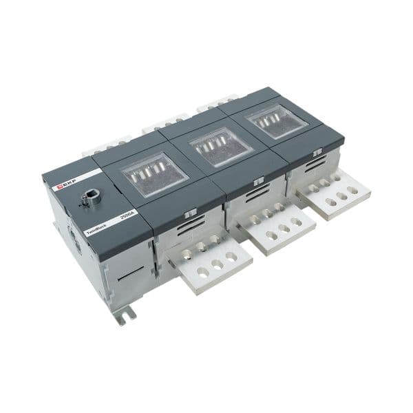 Рубильник 2500A 3P без рукоятки управления Twin block