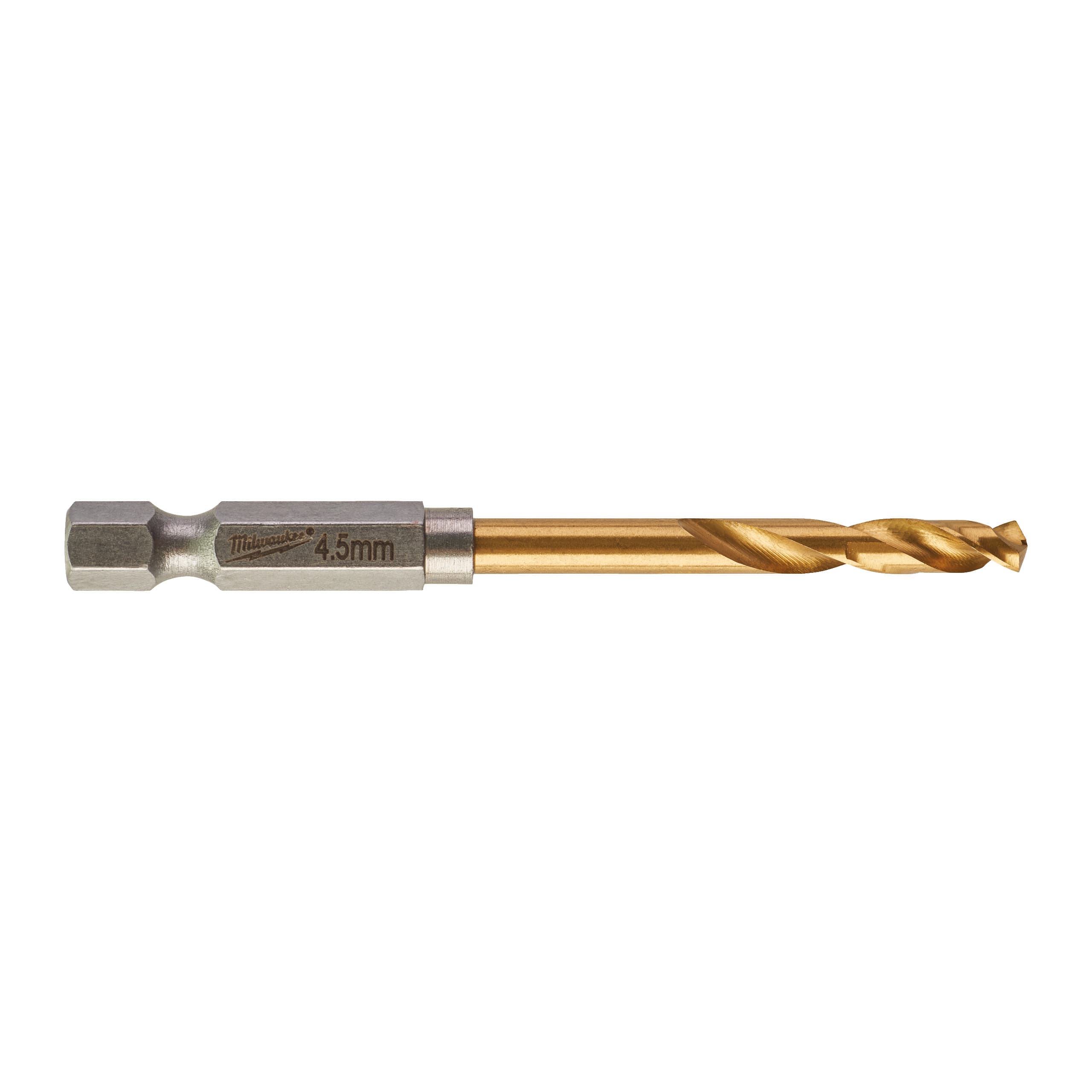 Сверло по металлу RedHEX HSS-G TiN. 4.5 мм (10шт)