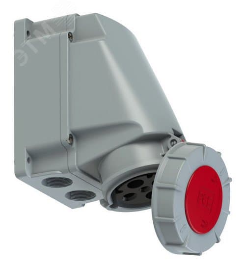 Розетка настенная 63А/400V/3P+E/IP67