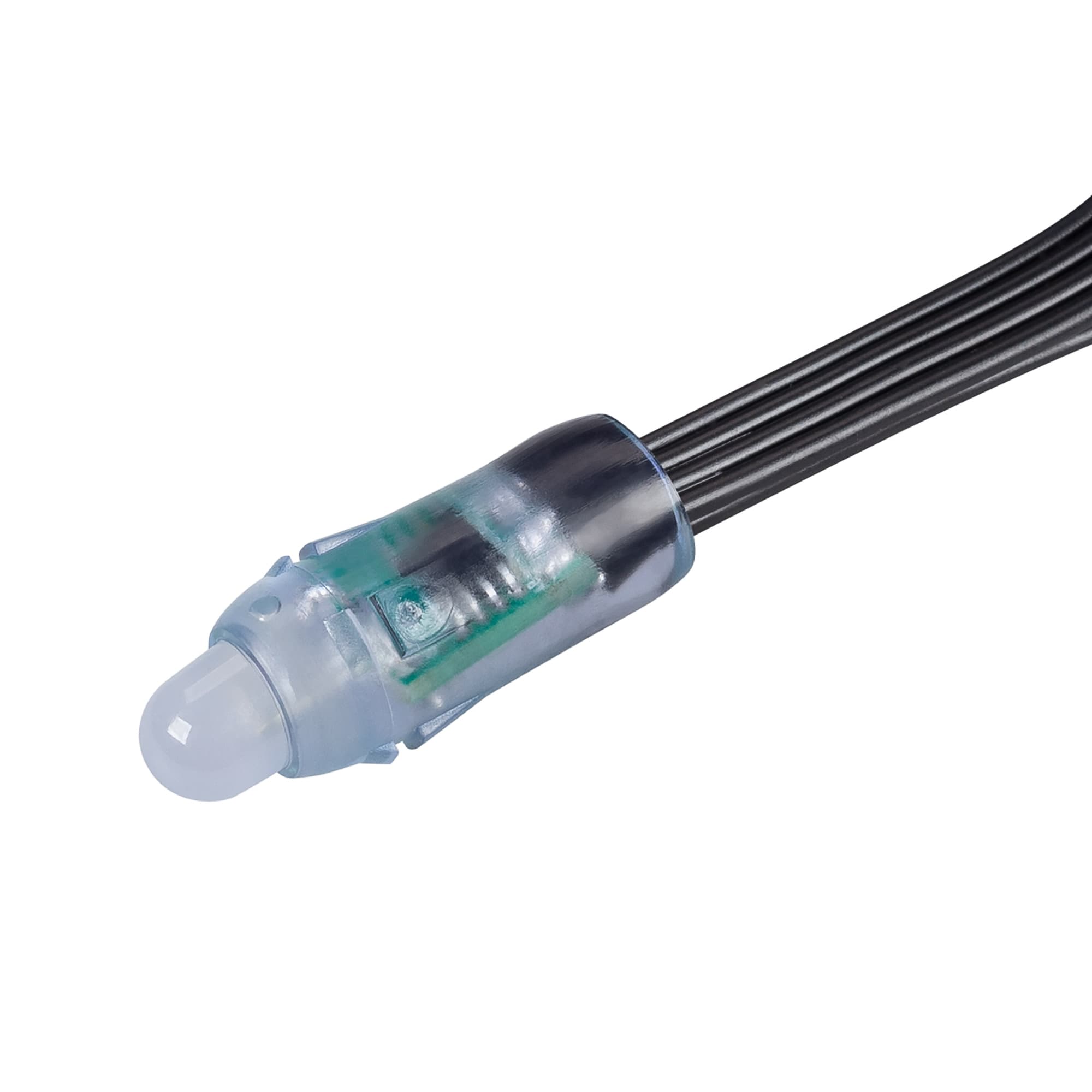 Модуль герметичный управляемый DMX-UVR-D12 12V RGB 0.3W IP67 90deg пластик 5 лет