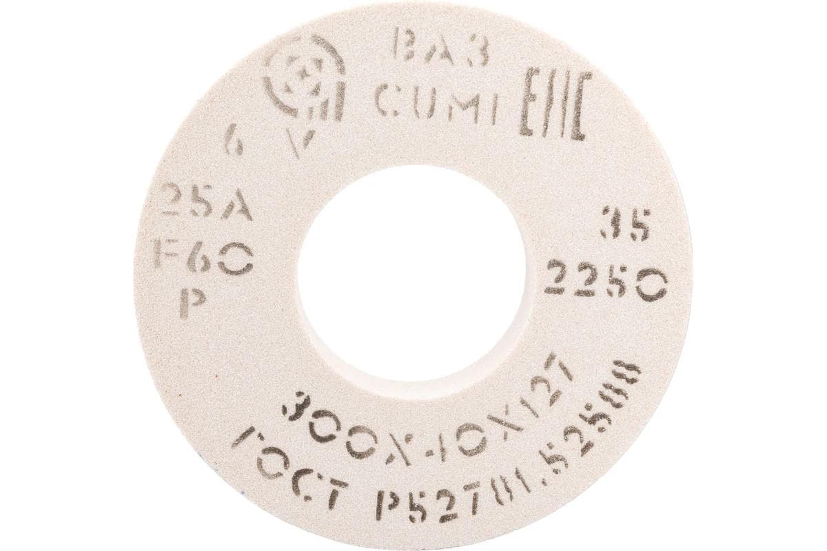 Круг шлифовальный 12335 1 300х40х127 25А F60 P 6 V 2250 35 м/с