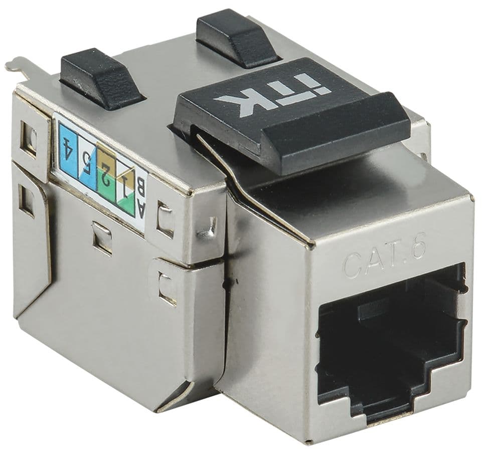 Модуль Keystone Jack кат.6 FTP 110 IDC 90град розеточный