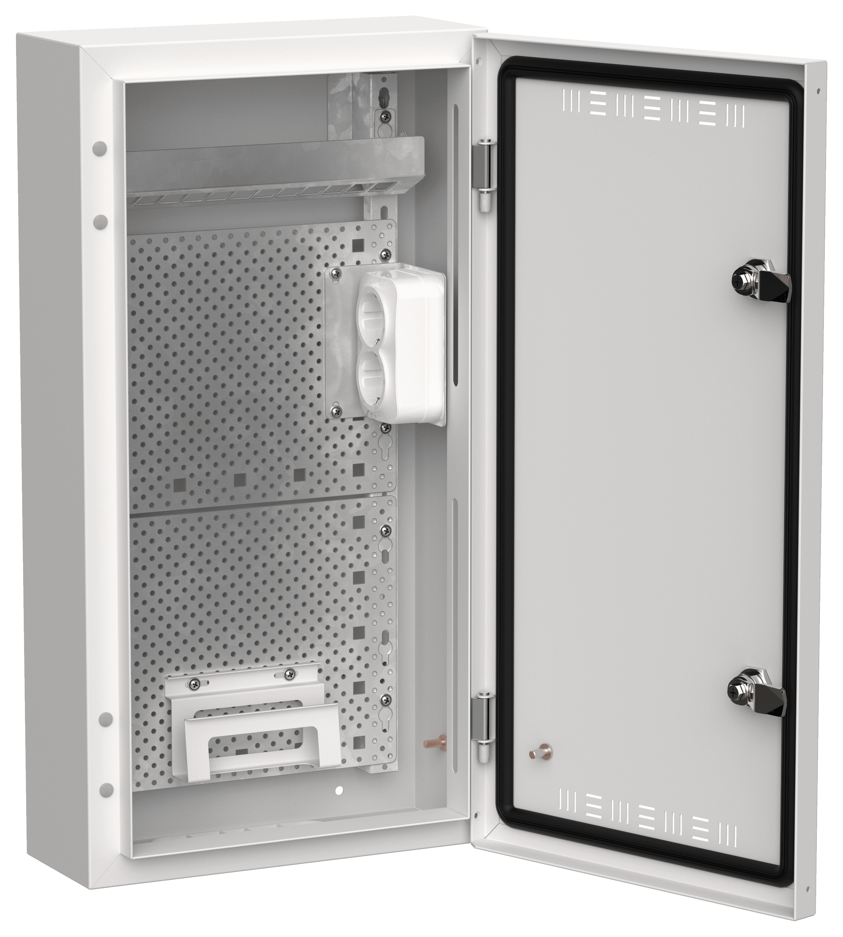 TITAN 5 Корпус мультимедиа ЩРн-36 (1х36) 585х310х140мм IP30 белый IEK