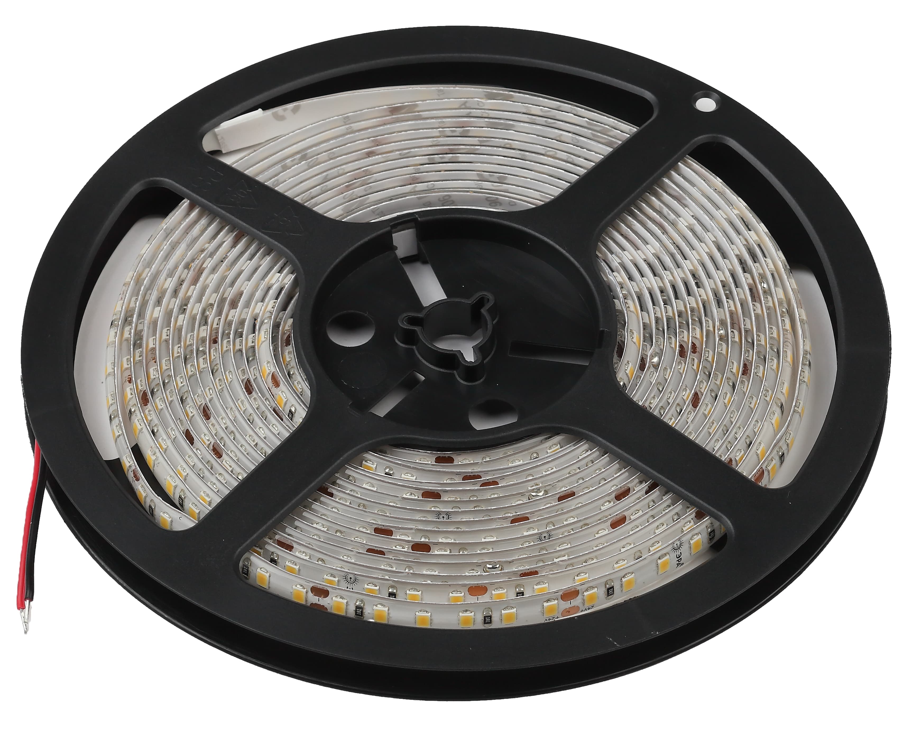 Лента светодиодная 14,4Вт/м 24В 2700К IP65 120LED/м LS2835-14,4-120-24-65-2700К-5m