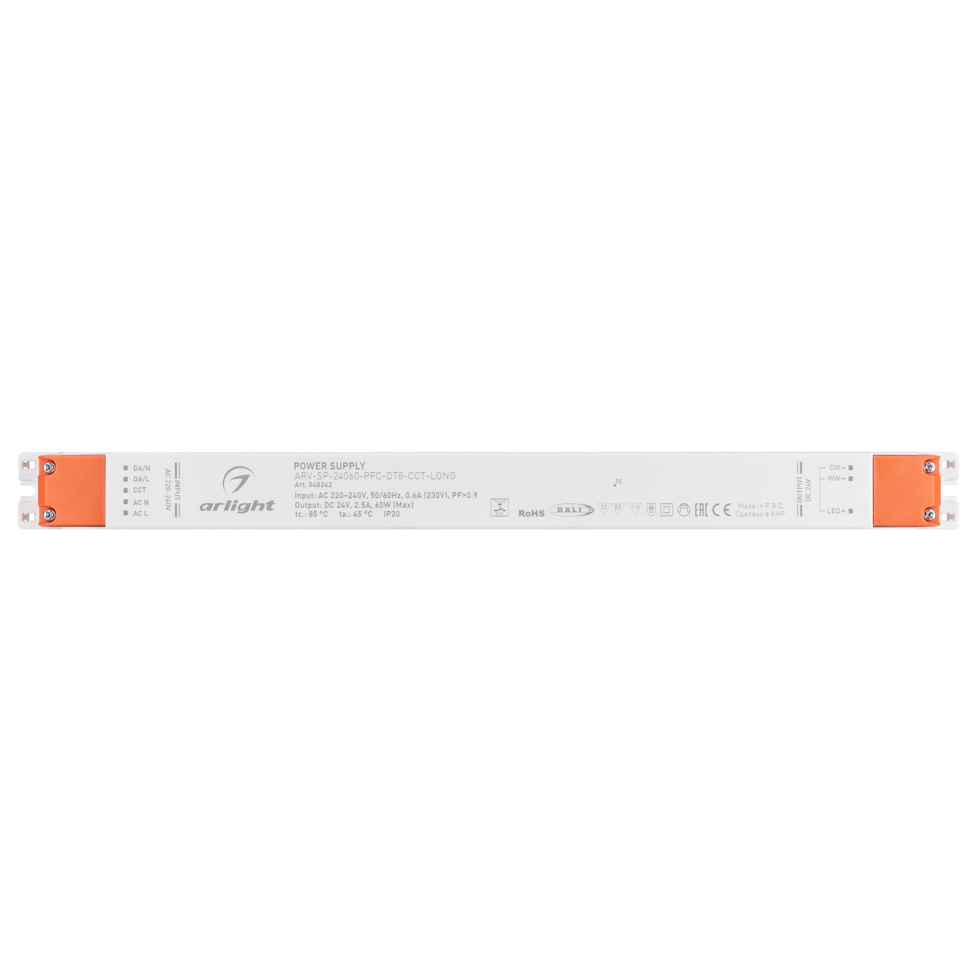 Держатель ARL-MOONLIGHT-1712-CLIP ANOD ARL, алюминий