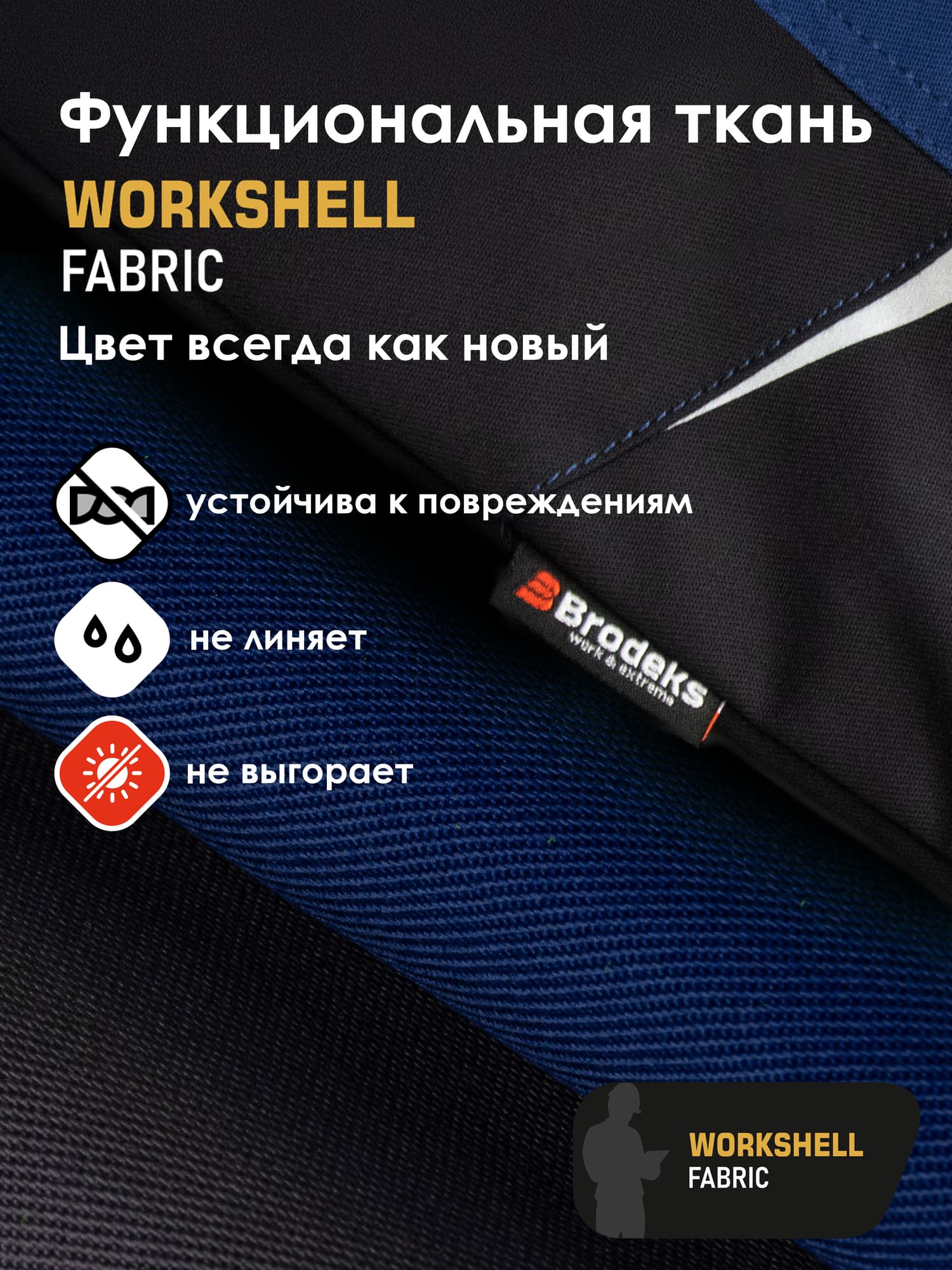 Куртка KS202, синий/черный (S)