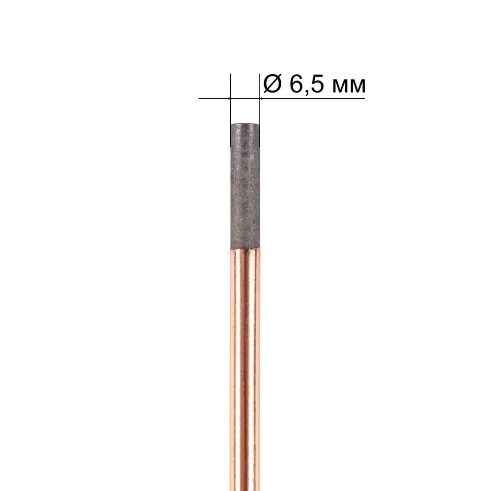 Электрод угольный для строжки КО 6,5х305 мм (упак.50 шт.)