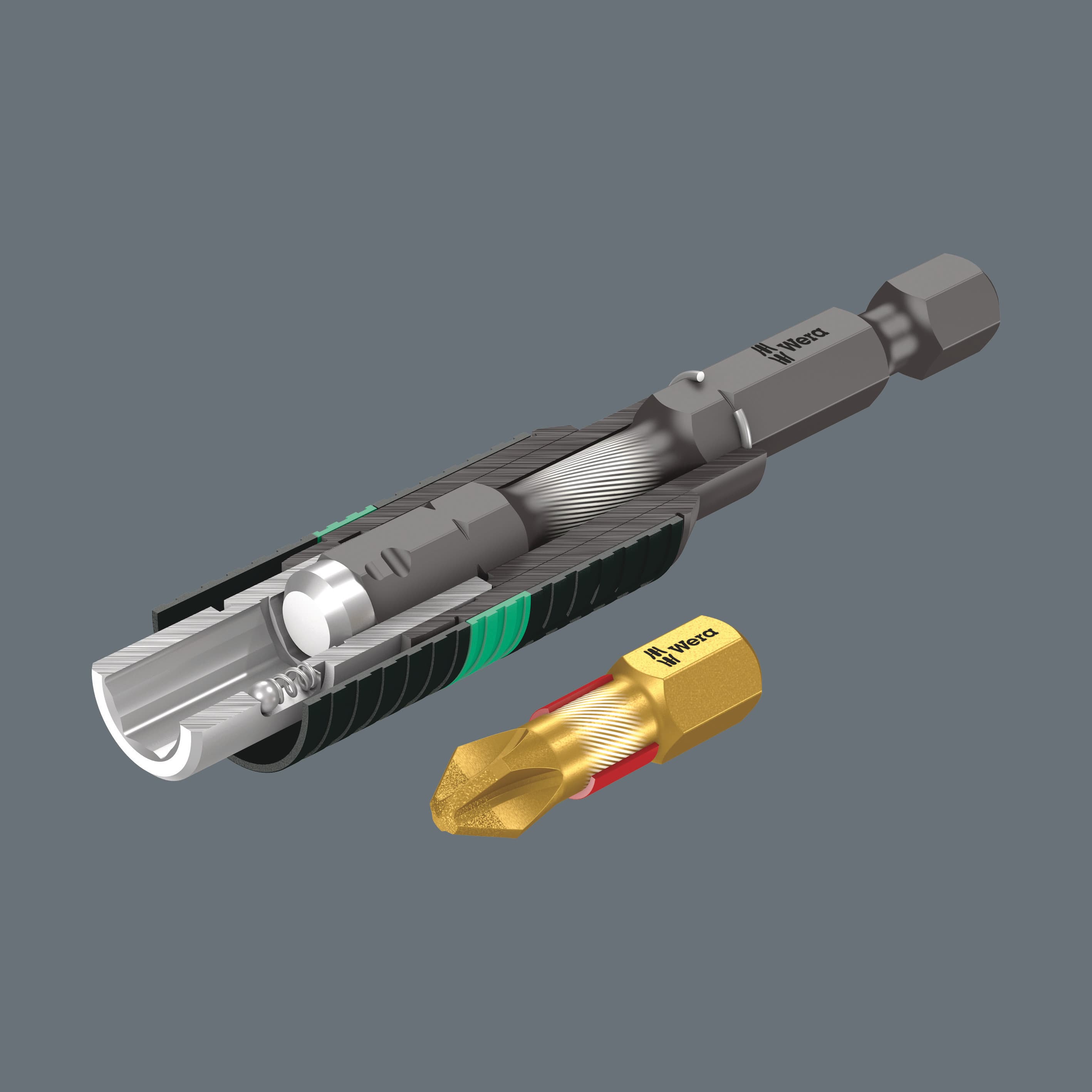 Бита биторсионная 851/4 BTZ PH вязкая твердость хвостовик 1/4 E 6.3 PH 3X50 мм