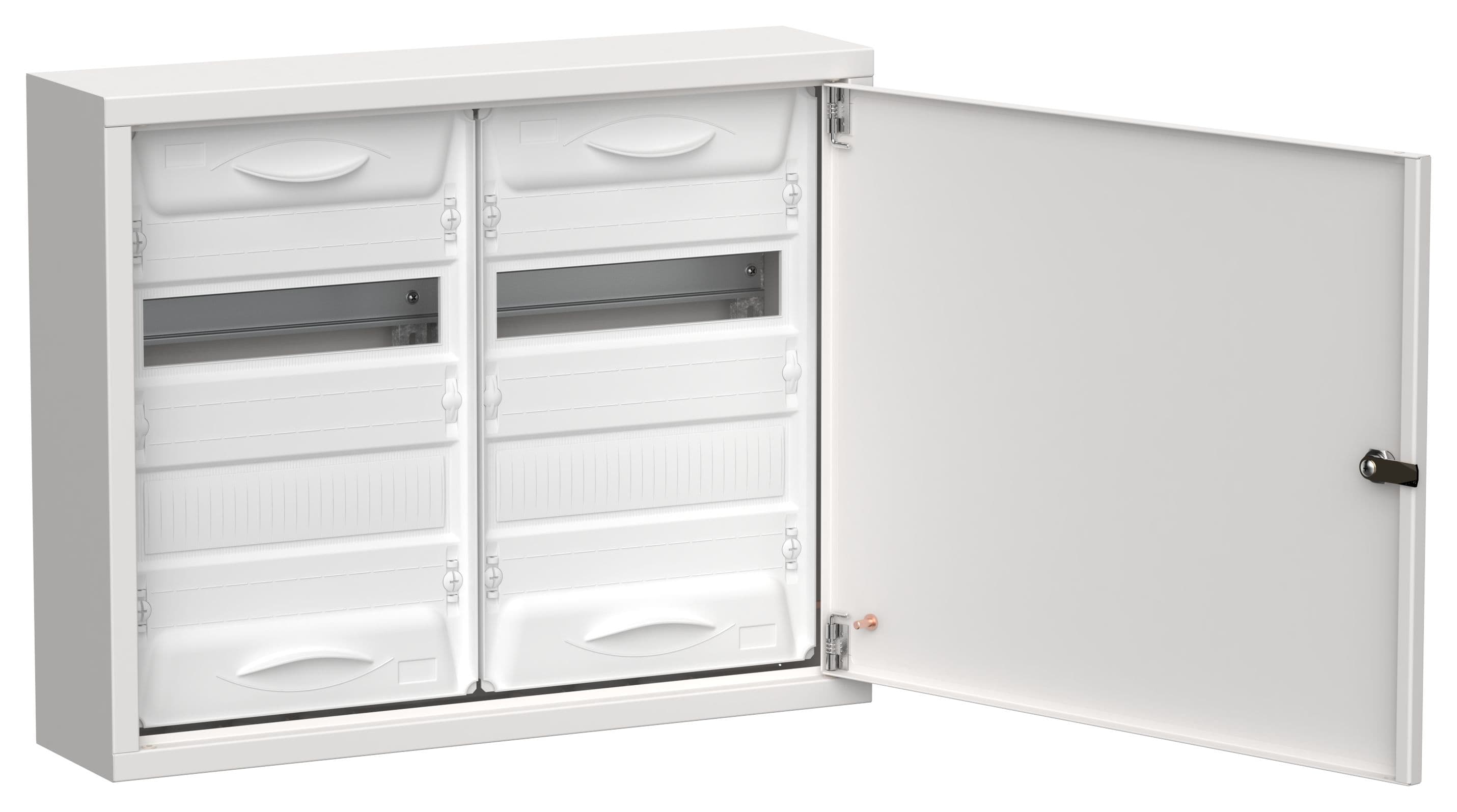 TITAN 5 Корпус металлический ЩРн-48 (2х24) 460х570х140мм IP31 белый (одна дверь) IEK