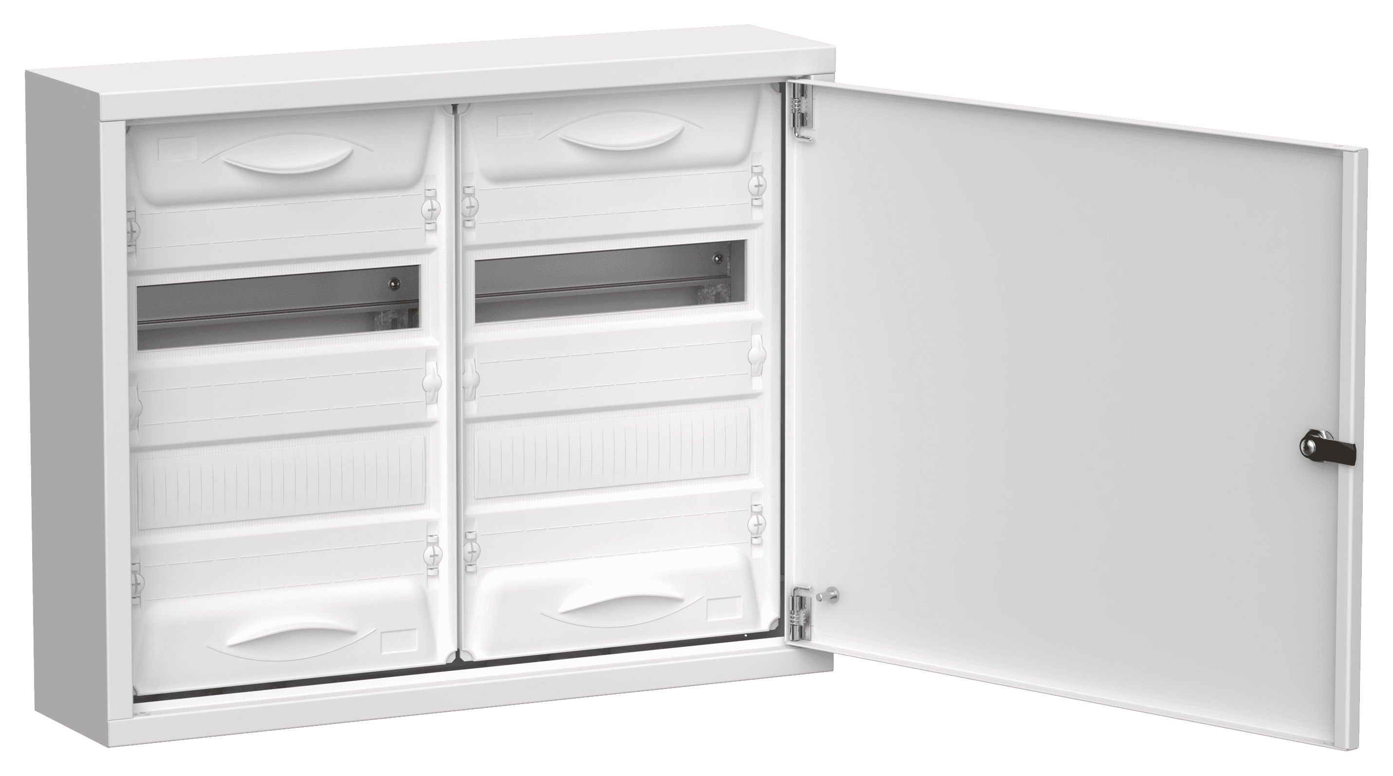 TITAN 5 Корпус металлический ЩРн-48 (2х24) 460х570х140мм IP31 белый (одна дверь) IEK