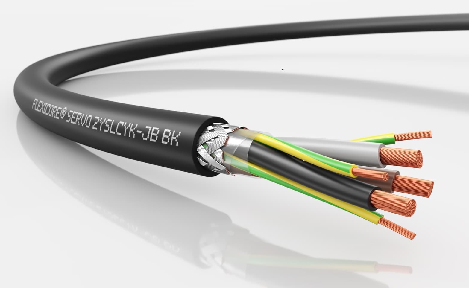 Кабель силовой FLEXICORE SERVO 2YSLCYKJB BK 3X185+3G35