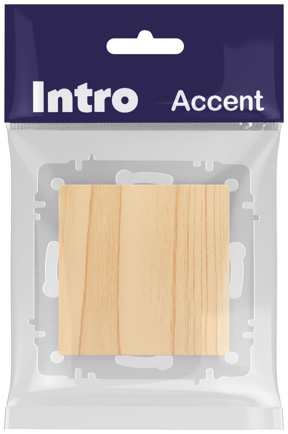 Кнопка Intro Accent 6-109-11 10А-250В, IP20, СУ, Accent, сосна