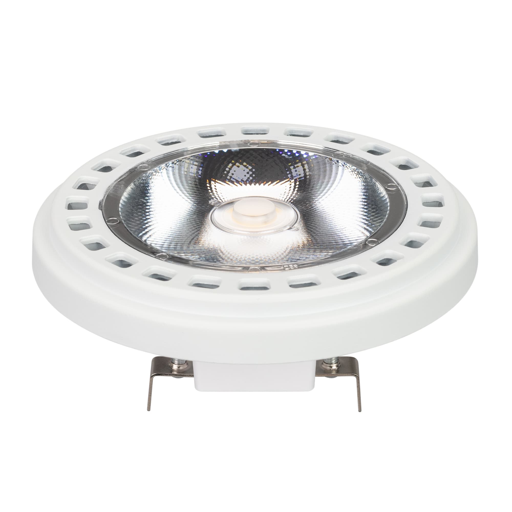 Лампа AR111-UNIT-G53-15W Warm3000 WH 24 deg 12V металл