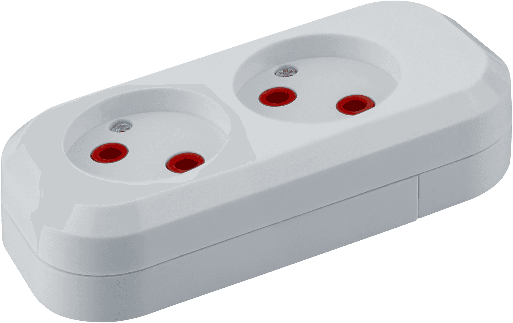 Колодка NCA-BL01-02-X-WH 2гн б/з пластик